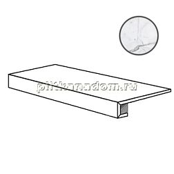 Seranit Santorini White Full Lappato Cтупень c клеенным капиносом 30x120 см