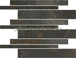 Vives Yuri Nanti NT Basalto Черная Матовая Мозаика 30x30 см