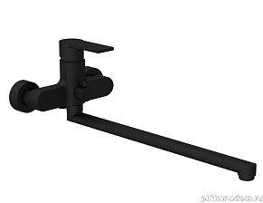 Cersanit Brasko black 64092 Смеситель для ванны с длинным изливом