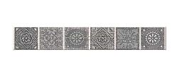 Azori Grazia Grey Nefertiti Бордюр 40,5х6,2 см