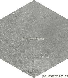 Vives Rift Hexagono Grafito Керамогранит 23x26,6 см