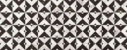 Porcelanosa Marmi deco Cubik Черно-белый Узор Глянцевая Настенная плитка 59,6x150 см