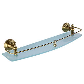 Полка для ванной 50 см Elghansa PRK-550-Bronze, стекло