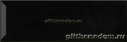 Monopole Fresh 10x30 Negro Brillo bisel Настенная плитка 10x30 см