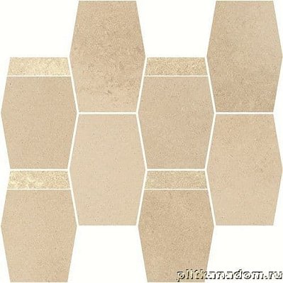 Paradyz Naturstone Beige Hexagon Mix Мозаика 23,3х28,6 см