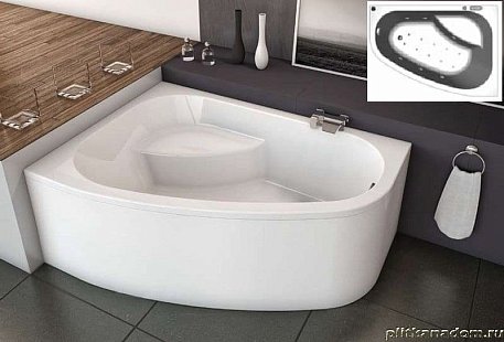 Kolpa San Chad S Акриловая ванна, комплектация Superior 170х120