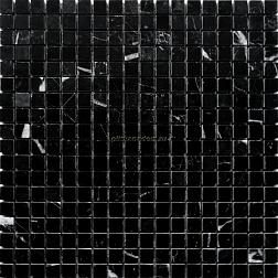 Caramelle Pietrine Nero Oriente Матовая Мозаика 4мм 30,5х30,5 (1,5х1,5) см