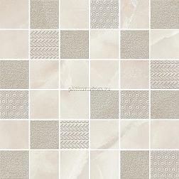 Kerlife Onice Perla Mosaic Серая Глянцевая Мозаика 30x30 см