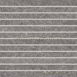Rako Rock DDP34636 Dark Grey Мозаика полосы 30x30 см