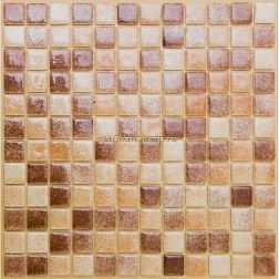 MVAPrintMosaic Мозаика стеклянная с напылением 25ST-S-018 Коричневый + Бежевый 31,5х31,5 см