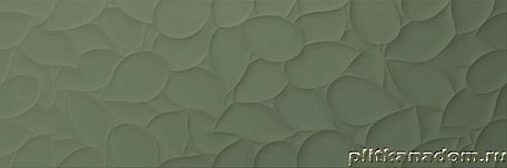 Sanchis Azulejos Colours Leaf Forest Зеленая Матовая  Ректифицированная Настенная плитка 33x100 см
