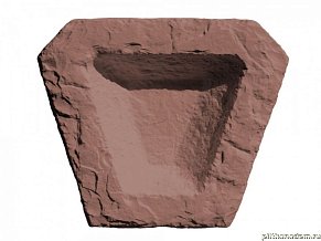 UniStone 7 Коричневый Замковый камень 25,7x25,7x8,5 см