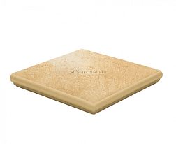 Westerwalder Klinker Montmarte WKS31210 Naturabeige Ступень угловая 31x31 см