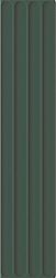 DNA tiles Plinto In Green Matt Зеленая Матовая Настенная плитка 10,7x54,2 см