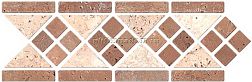 Травертин Toscana Mosaico Декор 10х30,5