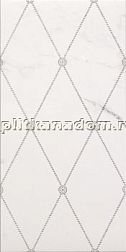 Casalgrande Padana Marmoker Decoro Statuario Grigio Декор 59x29,5 см