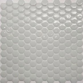 Gidrostroy Стеклянная мозаика TN-004 Белая Глянцевая 30x30 см