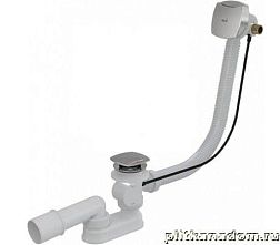 Alca Plast A564CRM3-120 Сифон для ванны с напуском воды через перелив пластик-металл