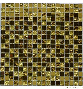 Bonaparte Мозаика стеклянная Mirror Gold 1,5х1,5 30х30
