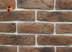 Next Stone Искусственный камень Кирпичная кладка Старая Казань кирпич арт. 022 Коричневый Матовый 7,5x26 см