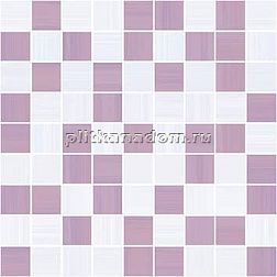 Ceramica Classic Stripes Мозаика лиловый+серый 30х30 см