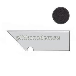 Atlas Concorde Blaze Iron Battiscopa Sag.Sx (A0IY) Неглазурованный керамогранит 30х7,2 см