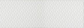 Kerama Marazzi Гарса 12154R Структура Белая Матовая обрезная Настенная плитка 25х75 см