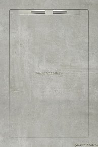 Aquanit Slope Душевой поддон из керамогранита, цвет Beton Gri, 90x135