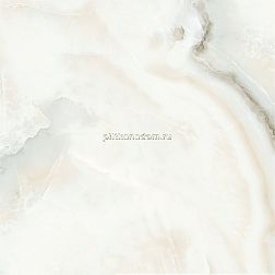 ITC ceramic Cloudy Onyx White Glossy Белый Глянцевый Ректифицированный Керамогранит 60x60 см