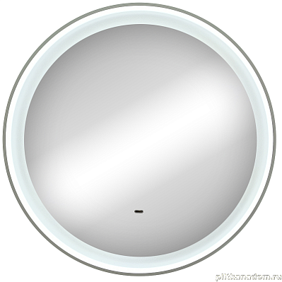Зеркало Континент Planet White LED D700 с подсветкой с бесконтактным выключателем ЗЛП1170