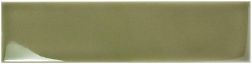 Wow Aquarelle Olive Зеленая Глянцевая Настенная плитка 7,5x30 см