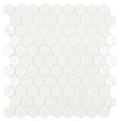 Vidrepur Hexagon Мозаика Hex Colors № 100 (на сетке) 30,7х31,7