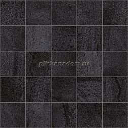 Laparet Metallica Декор мозаичный чёрный MM34034 25х25 см