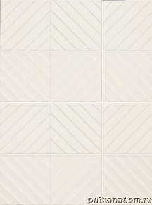Marca Corona 4D Diagonal White Настенная плитка 20х20 см