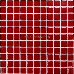 Bonaparte Мозаика стеклянная Red glass 4 мм 30х30