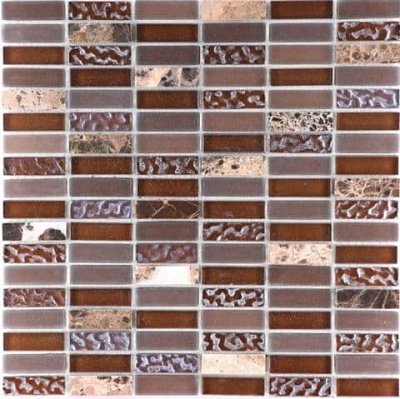 Azzo Ceramics Mosaic HLB-015 Мозаика 30х30 (1,5х4,8)