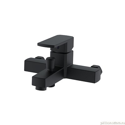 OneLife P06-100b полимерный смеситель для ванны/душа, черный