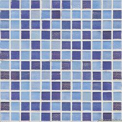 Vidrepur Shell Mix Deep Blue 552-555 Мозаика 31,7х31,7 (на сетке)