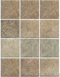 Kerama Marazzi 1326 Брюссель микс матовый (полотно 29,8х39,8 из 12 частей 9,8х9,8) Керамогранит 9,8x9,8 см