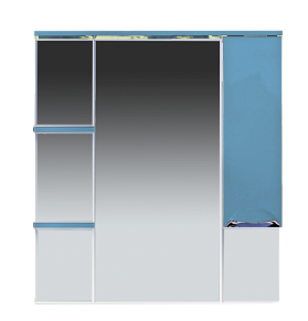 Зеркальный шкаф Misty Кристи 90 R голубой П-Кри02090-061СвП