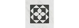 Kerama Marazzi Келуш TOC006 Декор 3 Грань Черно-белый Матовый 9,8х9,8 см