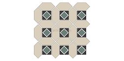 Top Cer Estoril Green Sheet Микс Матовая Мозаика 30,1x30,1 см