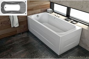 Kolpa San String Акриловая ванна, комплектация Optima 150x70