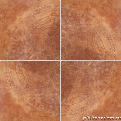 Lasselsberger-Ceramics Сицилия Панно коричневое 90х90 (из 4-х плиток)