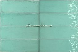 Equipe Fango Aquamarine Gloss Зеленый Глянцевый Керамогранит 5x15 см