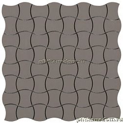 Ce.Si Butterfly Xeno Rett Серая Матовая Ректифицированная Мозаика 2,5x5 30x30 см