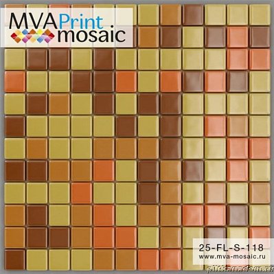 MVA-Mosaic 25FL-S-118 Стеклянная мозаика 31,7x31,7 (2,5х2,5)
