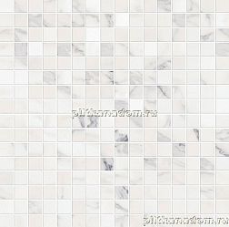 Allmarble Wall Statuario Mosaico Satin M8GT Мозаика 40x40 см