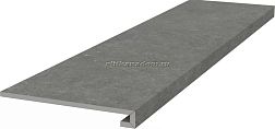 Kerama Marazzi Касабланка KM6012G0161RGCF Ступень HP фронтальная клееная серый тёмный 33x119,5 см