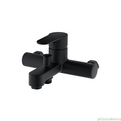 OneLife P07-100b полимерный смеситель для ванны/душа, черный